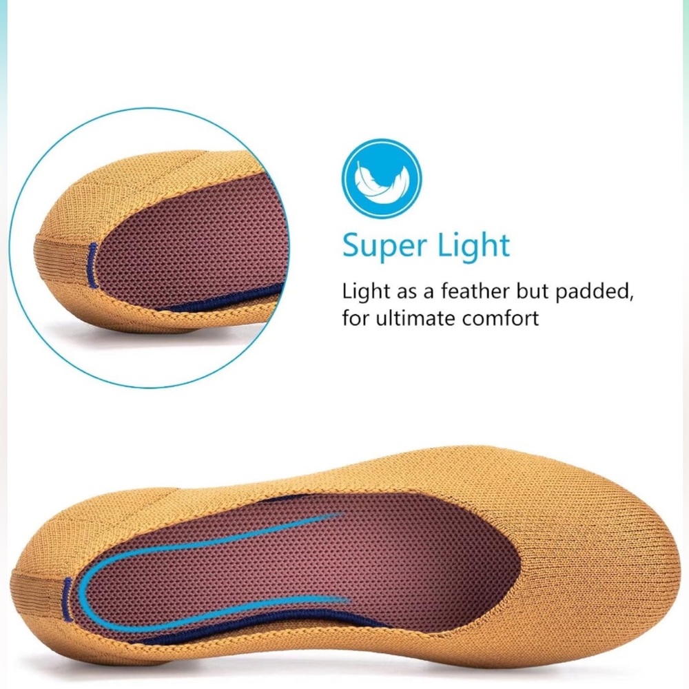 Frank Mully Knit Ballet Flats Shoes - Picture 4 of 12